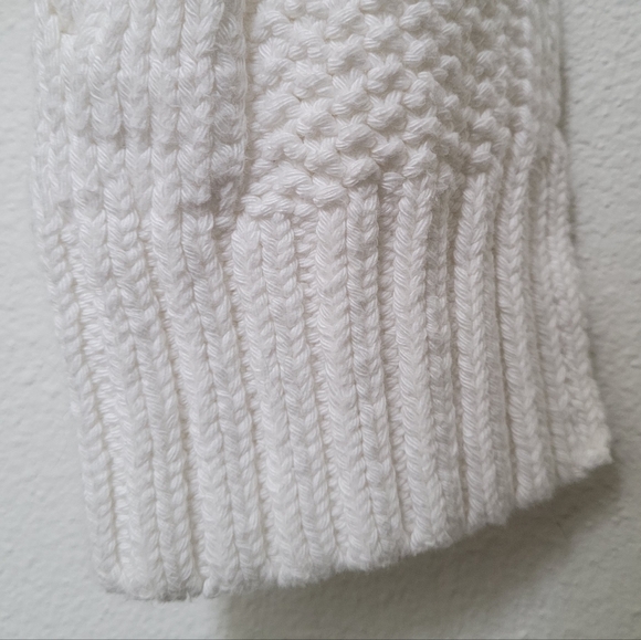 NWT Free People We The Free In A Daze Cable Knit Sweater In Optic White - Picture 9 of 14